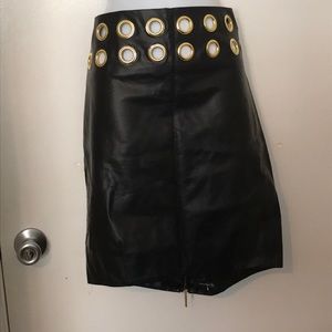 Leather Skirt